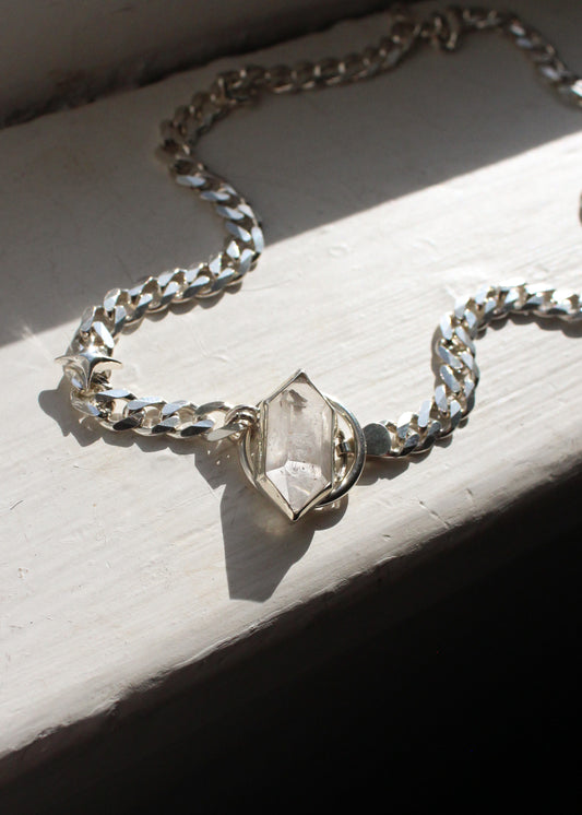 Himalayan Quartz Toggle Necklace ￼