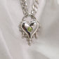 Bleeding Heart Necklace (Peridot)